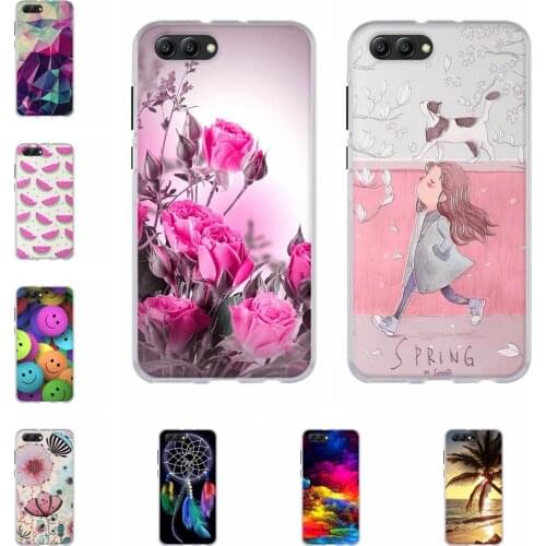Case For Huawei Honor View 10 Case Cover Soft TPU Funda For Huawei Honor V10 Case Silicone Bumper For Honor V10 Cover 5.99 inch