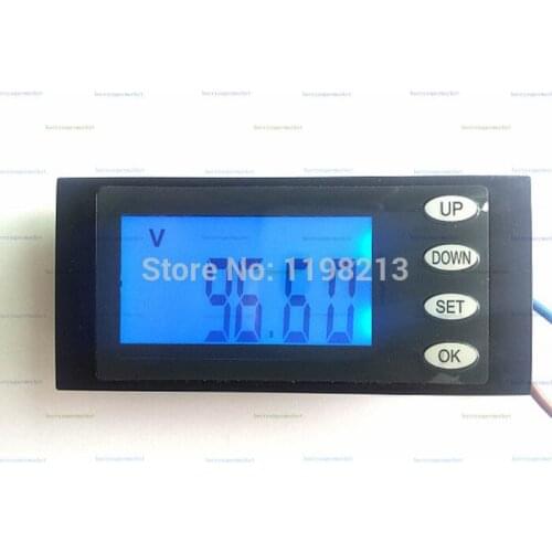 Digital Power meter tester monitor checker Current Voltage Watt KWh Time Energy Meter Voltmeter Ammeter AC80-260V 50/60Hz 20A