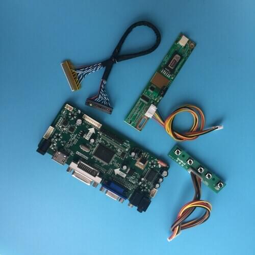 For controller board driver B141XN04 V2 M.NT68676 30pin LCD DIY VGA LVDS LED HDMI kit DVI panel 1024*768 14.1" screen