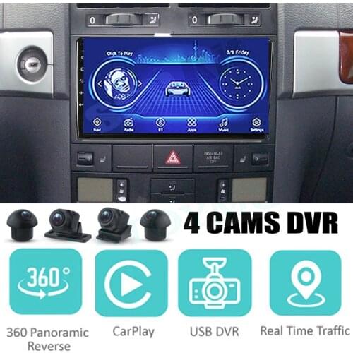 For Volkswagen VW Touareg 7L 2002~2010 Car Audio Navigation Stereo Carplay DVR 360 Birdview Around 4G System