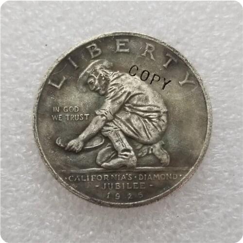 COPY REPLICA 1925-S California Diamond Jubilee Half Dollar COPY