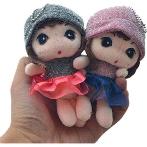 Beauty Plush Dolls Cute Keychains Pendant Girls Toys Gifts 2020 Hot Sale Keyring