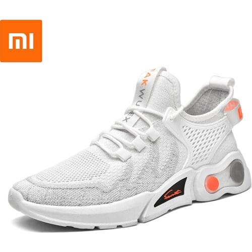 Xiaomi mijia mens running shoes women sneakers flying breathable light summer walk casual shoes Calzado de running para hombre