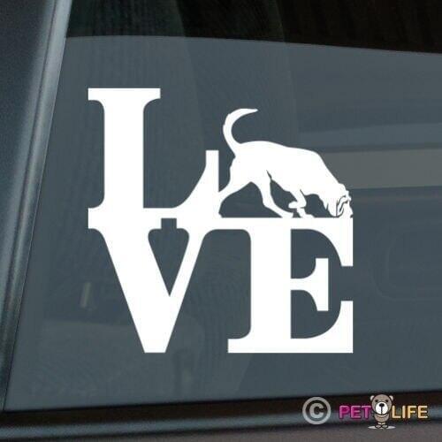 Love Bloodhound Sticker Die Cut Vinyl - park blood hound window decal