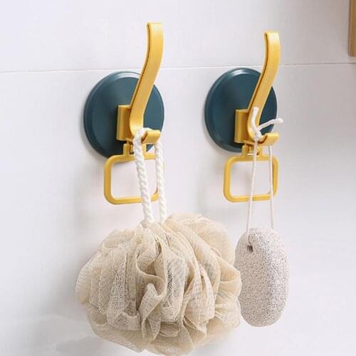 Wall Hook Self-adhesive Reusable Bath Accessories Door Hanger Bathroom Bath Ball Key Bag Coat Hanger Storage Hanging Holder Rack