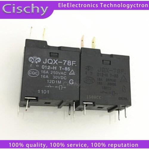 New relay JQX-78F 012-H 12VDC 16A 4 pin 12V 78F
