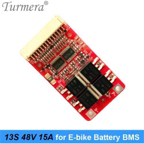 13S 48V 15A 18650 Lithium Battery Protection Board BMS for E-bike Pattery Pack 46.8V 54.6V 13S Battery Use