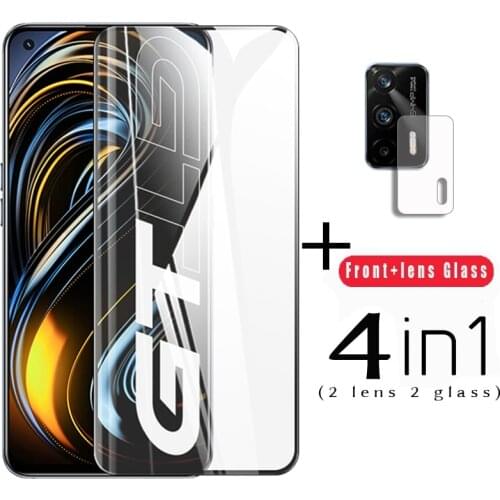 Tempered Glass For Realme GT 5G Glass For Realme 8 X7 7 Pro C11 C12 C25 Full Cover Screen Protector For Realme GT Neo Lens Film
