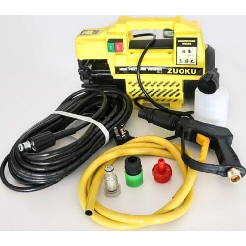1800W Portable Car Washing Machine High Pressure Water Pump Gun Automatic Washing Machine Brush Car High Power Water Gun 220V