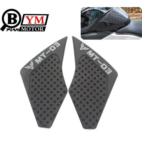 For Yamaha MT-03 MT03 MT 03 2015-2016 Motorcycle Protector Anti slip Tank Pad Sticker Gas Knee Grip Traction Side 3M Decal