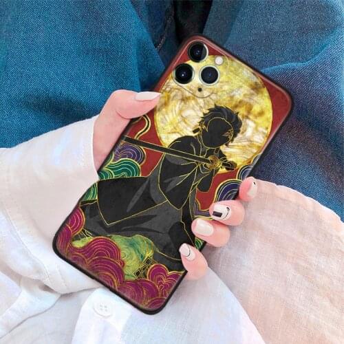 Tanjiro Demon Slayer Colorful design silicone Phone Case FOR iPhone Se 6 6s 7 8 Plus X Xr Xs 11 12 Mini Pro Max TPU Soft Cover