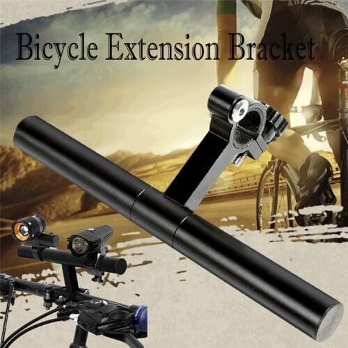 Bicycle handlebar extension. Multifunctional cycling lamp flashlight extension, outdoor night riding equipment