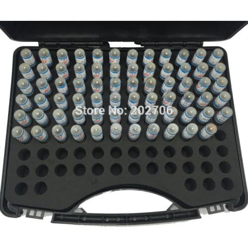 0.3-1.00mm Precision Steel Pin Gauge 0.3-1 step 0.01mm Smooth Plug Gauge Hole Gauge set pin Measuring Tool,71pcs/lot