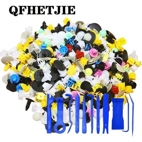 400PCS hybrid car fastener with tool car bumper fixing clip fastener rivet door panel fender liner for all cars