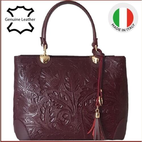 Women`s genuine leather handbag Bottega Carele BC143