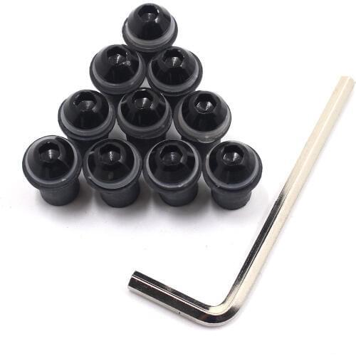 10pcs 5MM Fairing Wind Screen Screw Bolt Kit Windscreen Windshield Nut For Yamaha FZ1 FZ6 XJ6 WR250 WR125 MT01 MT03 MT07 MT09