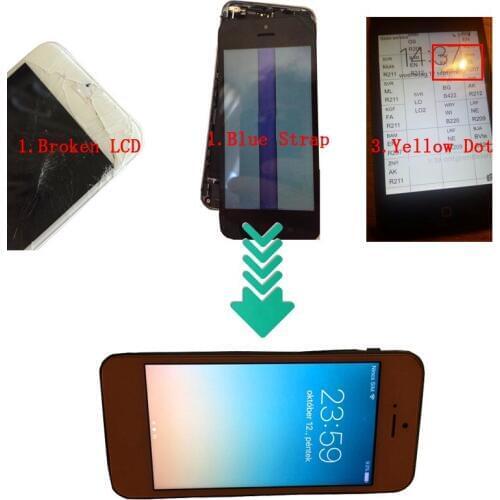 100% Recommend for iPhone 6 6S 7 8 Pantalla LCD Screen Replacement with Ecran Display Black White with Package and Gift Kit Tool