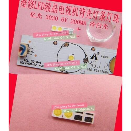 2000pcs LED Backlight High Power LED 1.8W 3030 6V Cool white 150-187LM