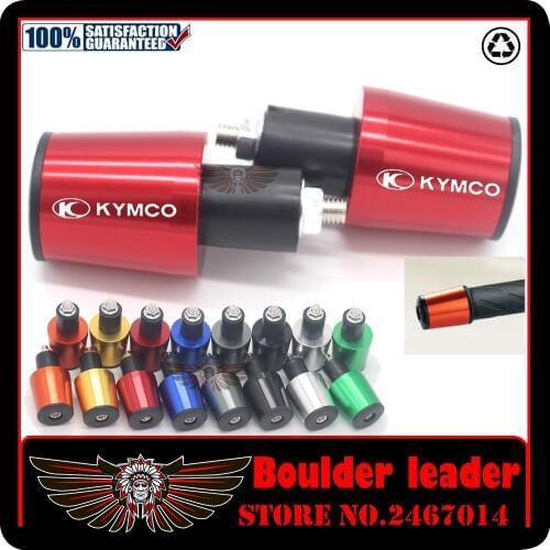 Motorcycle Accessories CNC Aluminum 7/8'' 22MM Handlebar Grips Handle Bar Cap End Plugs For KYMCO DownTown 300i/350i/K-XCT 300