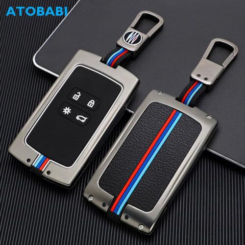 Zinc Alloy Car Key Case Remote Control Protect Cover For Renault Clio Espace 5 Master Bus Talisman Megane Kadjar Captur Koleos 2