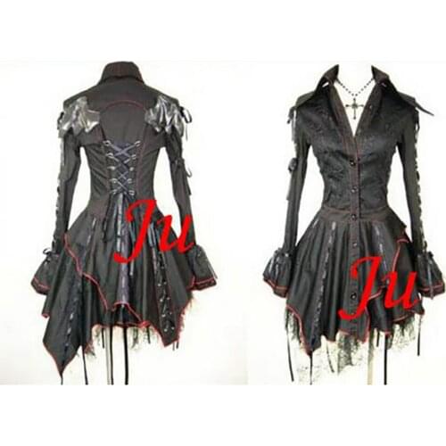 Gothic Lolita Punk Fashion Dress Cosplay Costume Tailor-made[CK560]