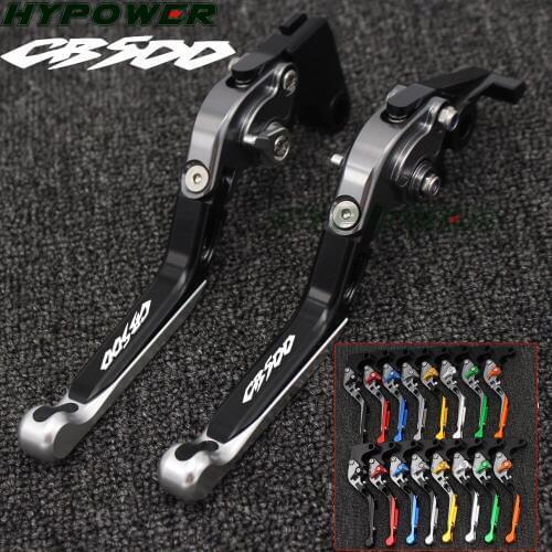 For Honda CB500F/X CB500 F CB500 X 2013 2014 2015 !With Logo CNC Motorcycle Foldable Extending Brake Clutch Levers