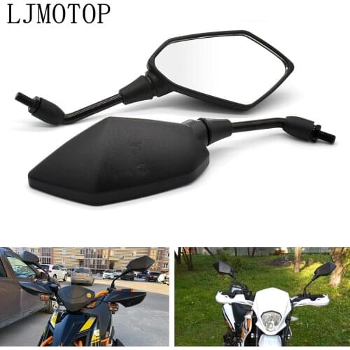 For Honda CBR 929 600 954 RR CB1000R CBR1000RR CBR1100XX Universal 10mm Motorcycle Rearview Mirrors Scooter Moto Side Mirrors