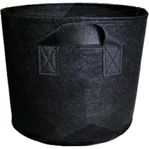Non Woven Tree Fabric Pots Grow Bag Root Container Plant black hand with planting flowers nonwoven bags Grows Culture