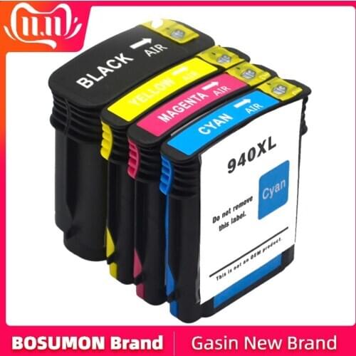 4PCS For HP 940XL | Ink Cartridge | Cyan,Magenta,Yellow,Black,| C4907AN C4908AN C4906AN C4909AN For HP Officejet Pro 8000 8500