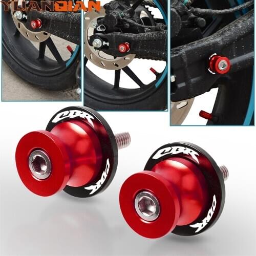 For honda CBR954RR CBR1000RR FIREBLADE SP CBR1000 CBR125R CBR250RR CBR400 Motorcycle Swingarm Spools Slider Stand Screws cover