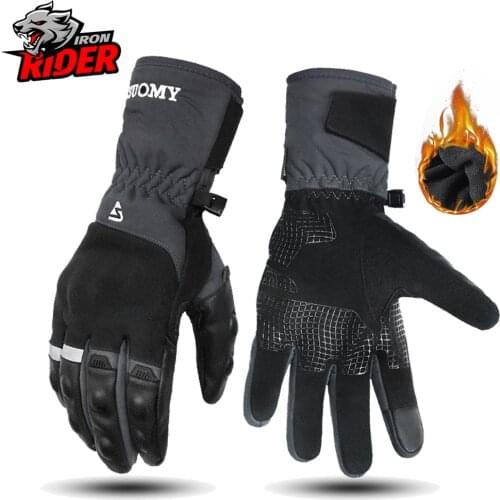 SOMY Motorcycle Gloves Waterproof Moto Motocross Gloves Windproof Winter Moto Gloves Touch Screen Motorbike Riding Guantes
