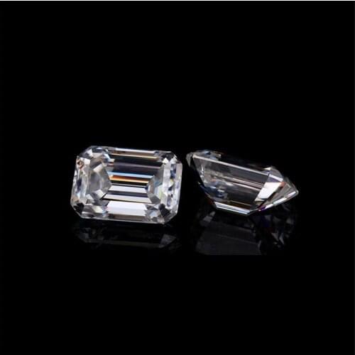 3Carat Moissanites Diamond D Color 7x9mm Emerald Cut Moissanites Loose Gemstone for Rings Jewelry Making