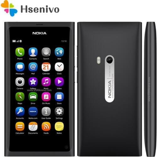 Nokia N9 refurbished-Original Nokia N9-00 A-GPS WIFI 3G GSM 8 MP Camera 16GB Internal Unlocked Mobile Phone free shipping