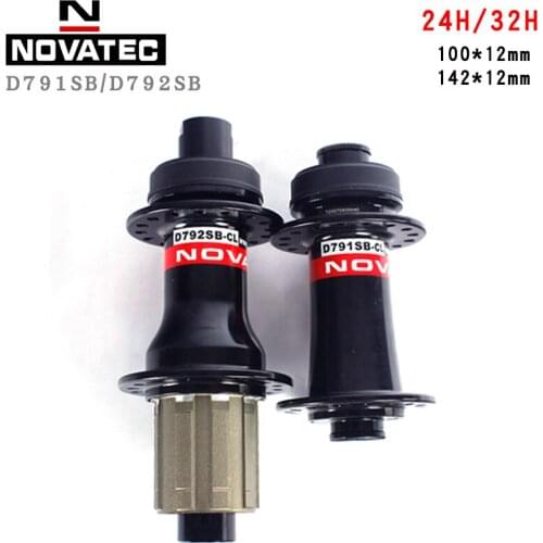 NOVATEC D791SB D792SB MTB disc hubs 100*12 142*12mm 24/32Holes 10 11Speed mountain bicycle wheel freehub parts