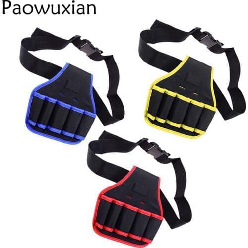 New Electrician Waist Tool Bag for Repairing Double Layer Oxford Cloth Hand Tool Pocket Storage Bag Weak Current Accessories