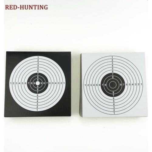 New 100pcs Target Papers 14x14 Tactical Vertical Square Target Airsoft Gun Slingshot Bullet for Hunting Shooting