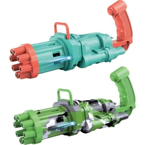 Bubble Gun Toys Summer Soap Water Bubble Machine 2-in-1 Electric Bubble Machine Kids Automatic Bubble Machine For Children Gift