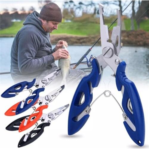 Fishing Plier Scissor Braid Line Lure Cutter Hook Remover etc. Fishing Tackle Tool Cutting Fish Use Tongs Multifunction Scissors