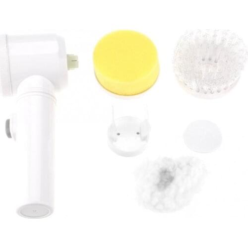 5 in1 Multifunction Electric Cleaning Brush Bathroom Window Cleaner Battery Powered Cordless Electric Cleaning Brush