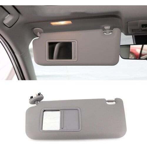 Gray Left Driver Side Sun Visor for Toyota RAV4 2006-2009 74320-42501-B2 Car Interior Front Window Cover Shade Sunvisor Sunshade