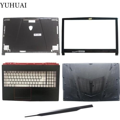 New for MSI GE63 GE63VR LCD top cover case/LCD Bezel Cover/Palmrest COVER/Bottom case/hinges cover