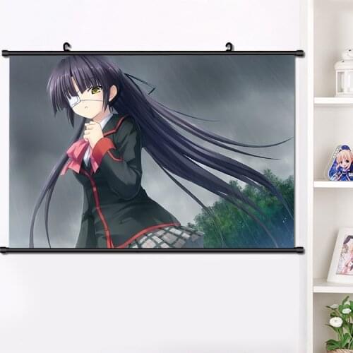 Japanese Anime Little Busters! Naoe Riki Natsume Rin Wall Scroll Poster Fashion Home Decor Collection 40*60cm