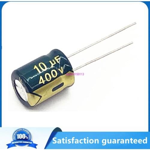 100PCS-500PCS 400V10UF 10UF 400V Electrolytic Capacitor volume 10*17 10*13 best quality New origina