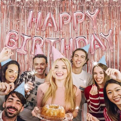 100x200cm Bachelorette Party Backdrop Curtain Glossy Uniform Color Aluminium Adhesive Fringe Curtain for Birthday Decoration