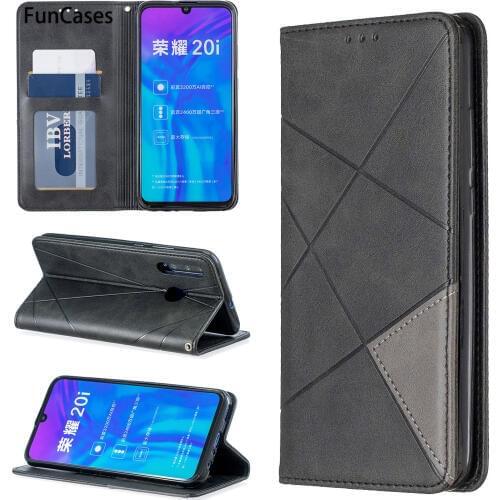 10i Book Wallet Cases For capa Huawei Honor 10i Capinha PU Leather Flip Wallet Case sFor Huawei estuche P Smart Plus 2019