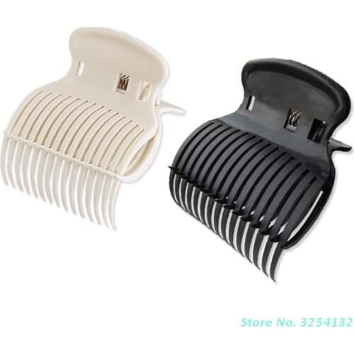 12 Pieces Salon Hot Roller Hair Clips Insulation Claw Curler Replacement Clamp for Women Girls Hairdressing Hair Section