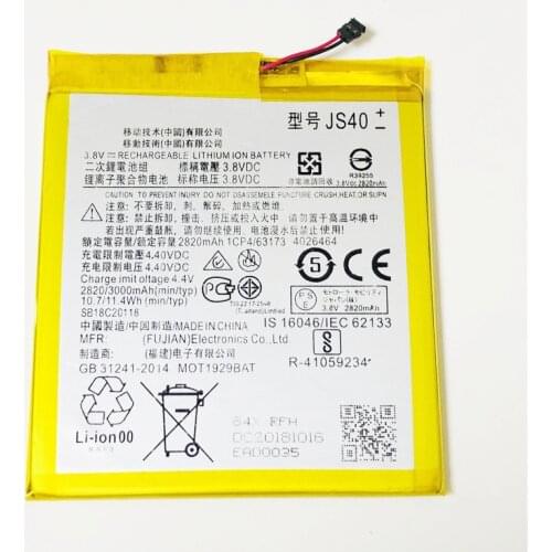 3.8V 3000mAh JS40 For Motorola Moto Z3 XT1929-15 XT1929-17 Battery