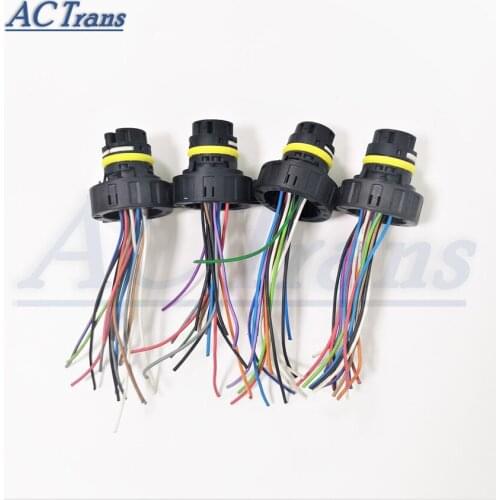 4pcs Original Automatic transmission 8HP45 Harness Connector 16pins