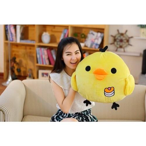 Big plush Chicken toy stuffed yellow chicken doll gift about 50cm 0375