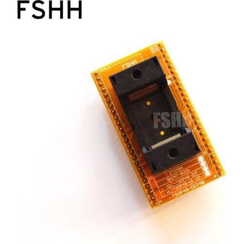 For Wellon Programmer Adapter Socket WL-TSOP48-U1/0.5mm pitch 27/28/29/39/49F010-040/28F/29F/LV00TSOP48 package chips